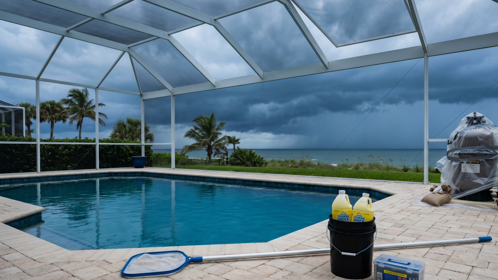 Hurricane Season Pool Prep: A Brevard County Homeowner’s Checklist (With Costs)
